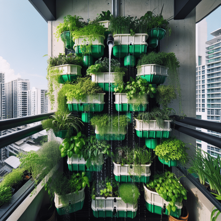 Irrigation Tips for Thriving Balcony Vertical Gardens