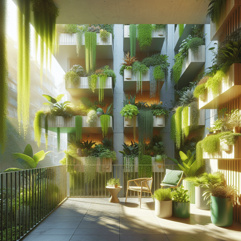 Effective Space Utilization: Vertical Garden Ideas for Small Balconies