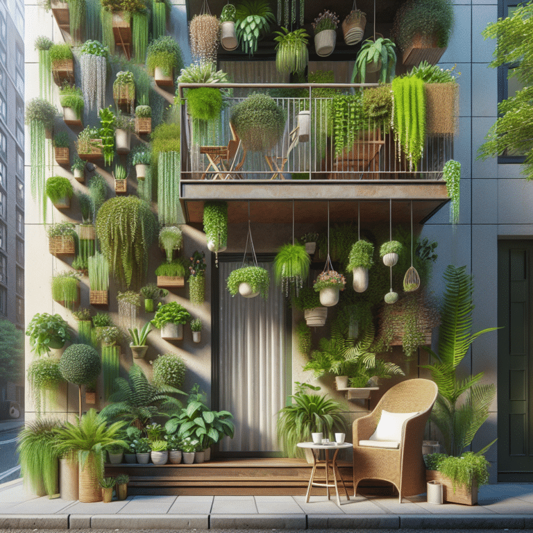 Sprucing up your Balcony: Vertical Garden Decor Ideas