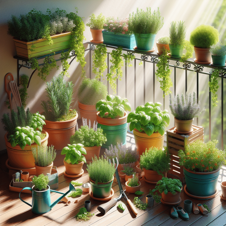 Micro Gardening: Cultivating Herbs on Your Balcony