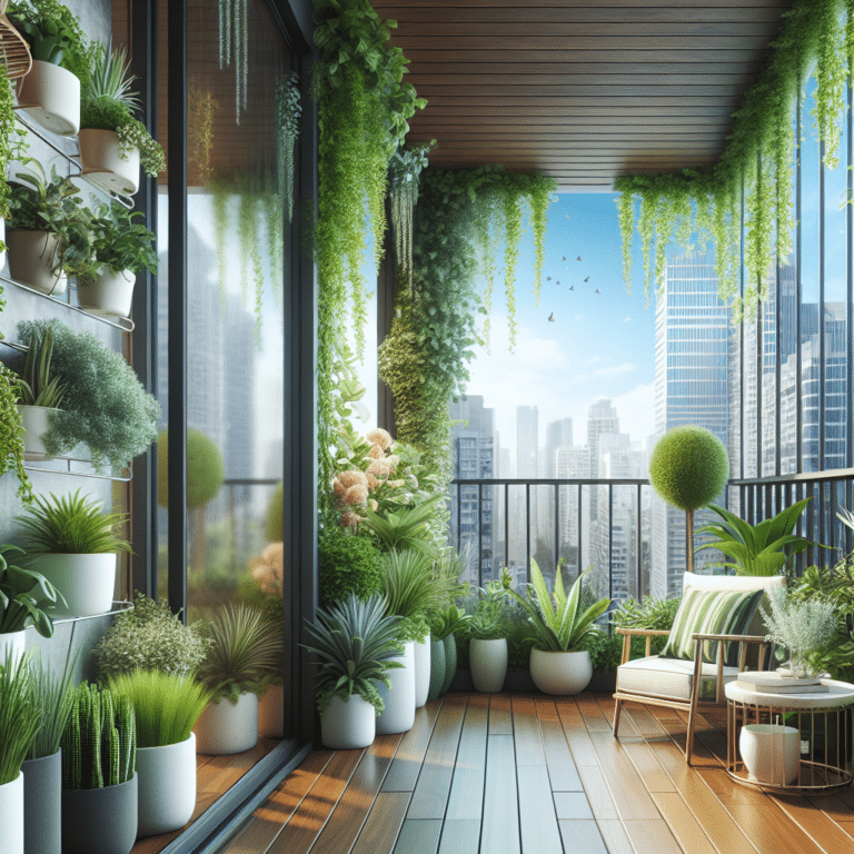 Transforming Small Balconies into Green Spaces: Vertical Gardens