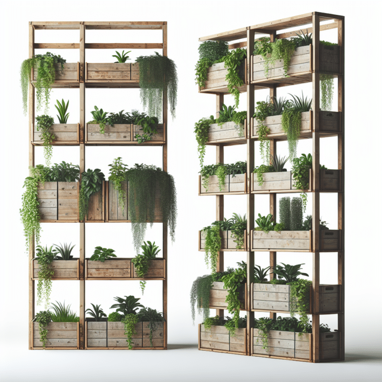 DIY Vertical Garden Shelf System: Storage and Greenery in One