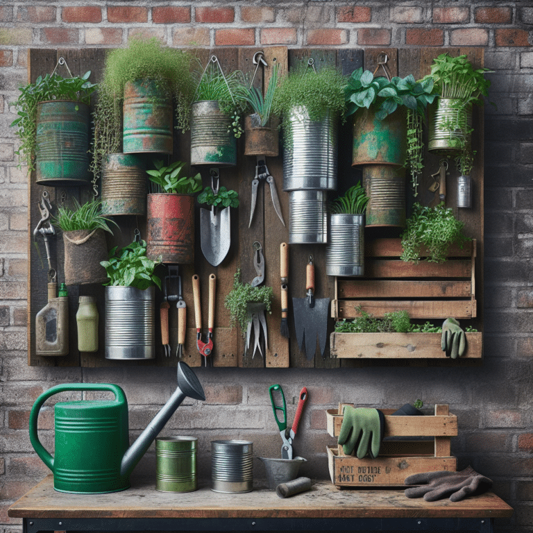 Vertical Garden with Recycled Material: An Eco-Friendly DIY