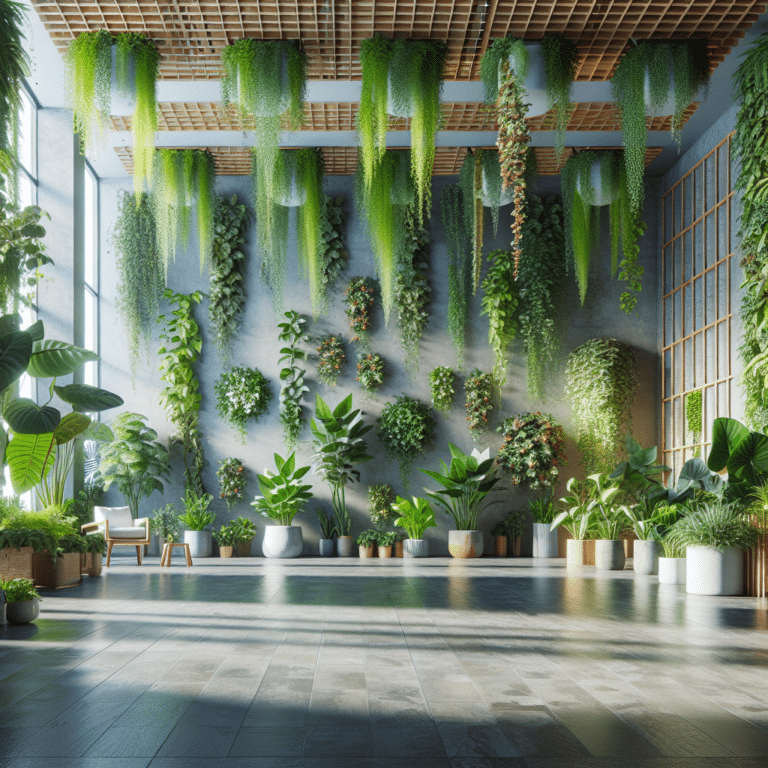 Climbing Plants for Indoor Vertical Gardens