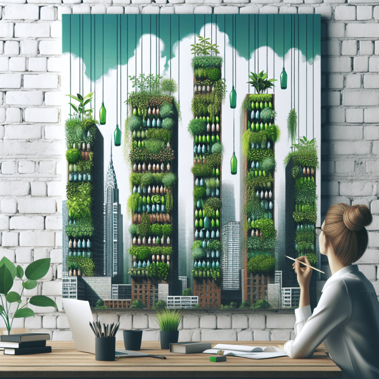 Saving Space and the Planet: Vertical Garden with Plastic Bottles DIY