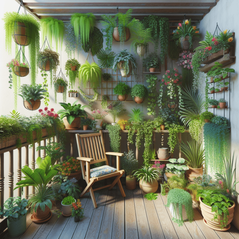 Creating a Mini Jungle: Vertical Garden Ideas for Small Balconies