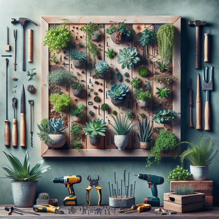 Building a Thrifty DIY Vertical Garden Wall