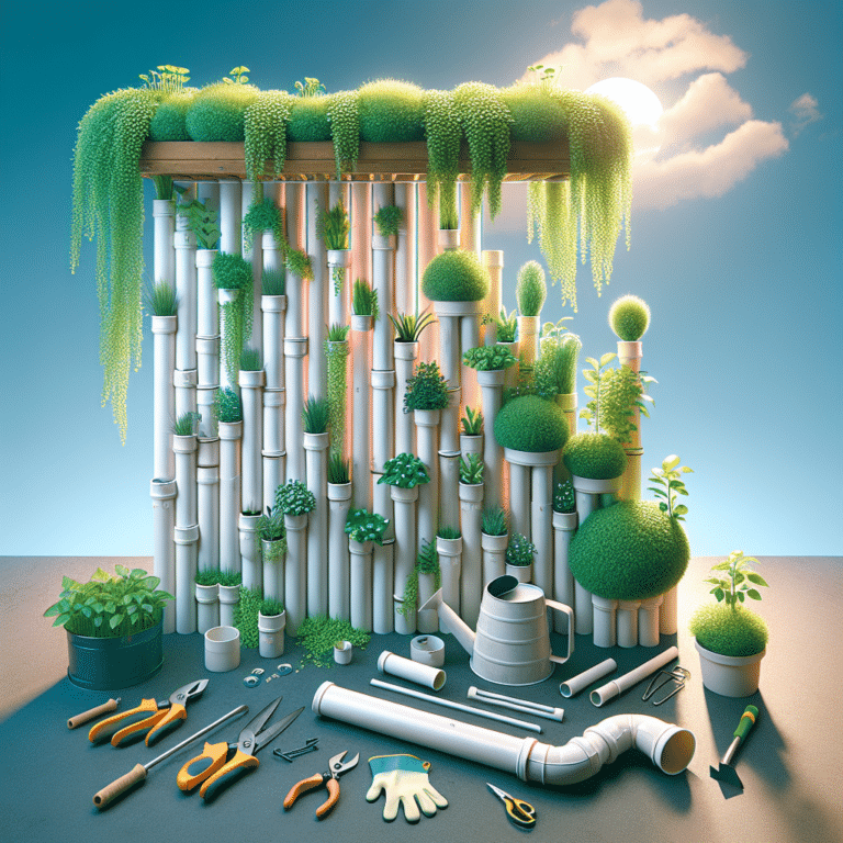 Step By Step Tutorial: Vertical Garden Using PVC Pipes