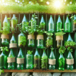 Eco-Friendly Vertical Garden Using Recycled Bottles