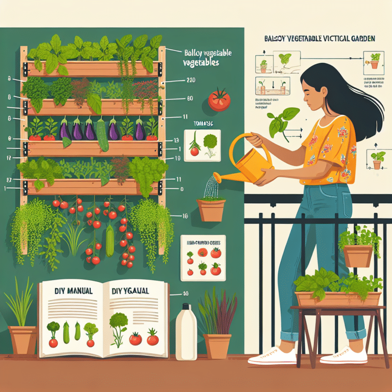 Grow More in Less Space: DIY Balcony Vegetable Vertical Garden