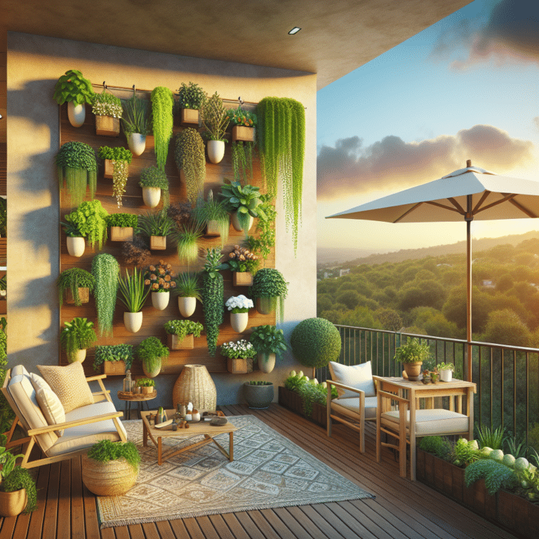 Maximizing Space with a Balcony Vertical Garden