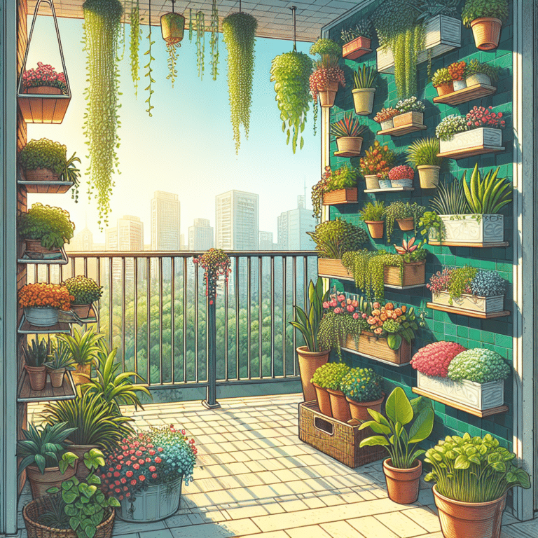 Turning Your Balcony into a Vertical Garden