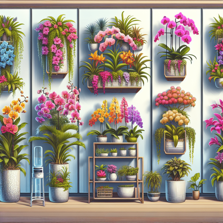 Blooming Beauties: Best Flowers for Vertical Indoor Gardens