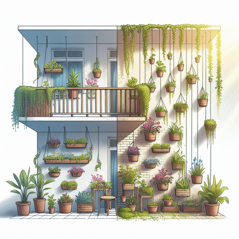 Turning a Small Balcony into a Lush Vertical Garden
