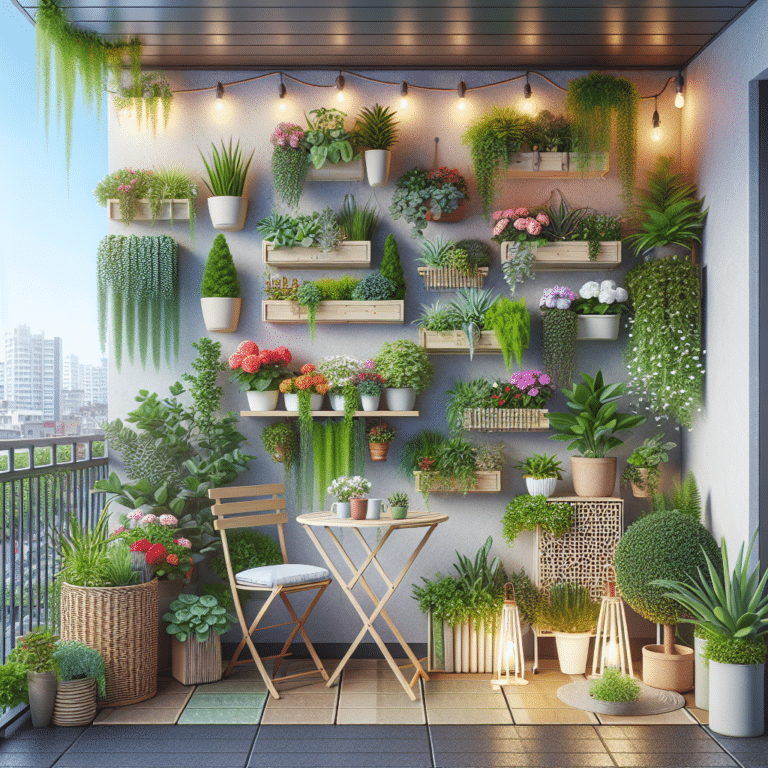 Small Space Solutions: Vertical Garden Ideas for Your Balcony