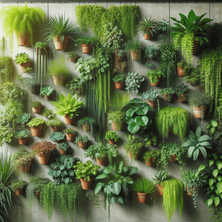 Small Plants Perfect for Vertical Garden Walls