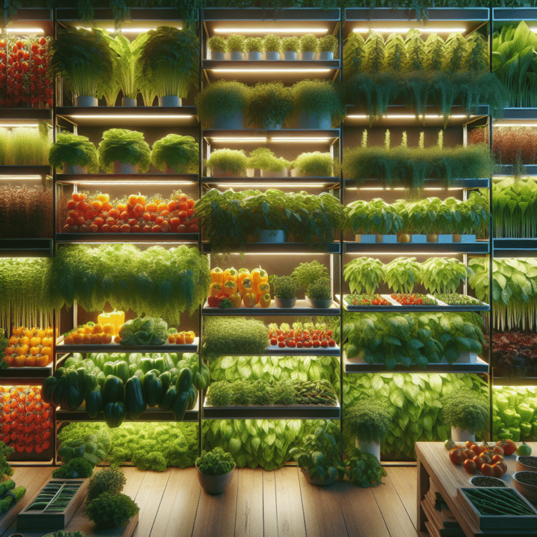 Top Vegetables for Indoor Vertical Gardening